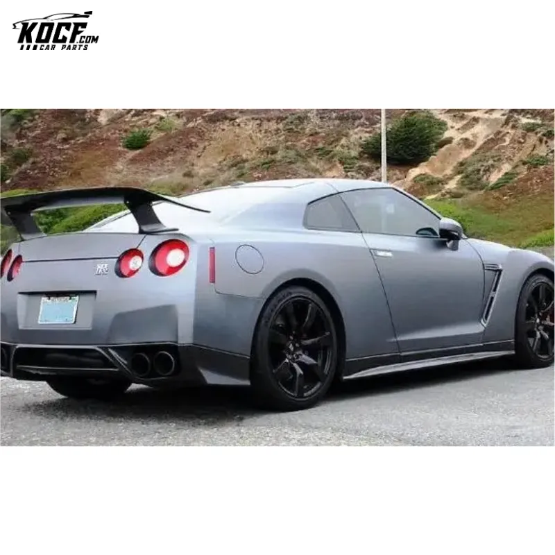 2008-2015 Carbon Fiber Esp style Rear Spoiler GT Wing For Nissan GTR R35 Trunk Lip Spoiler Rear Wing