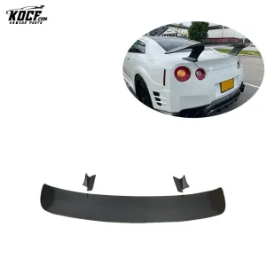 2008-2015 Carbon Fiber Esp style Rear Spoiler GT Wing For Nissan GTR R35 Trunk Lip Spoiler Rear Wing