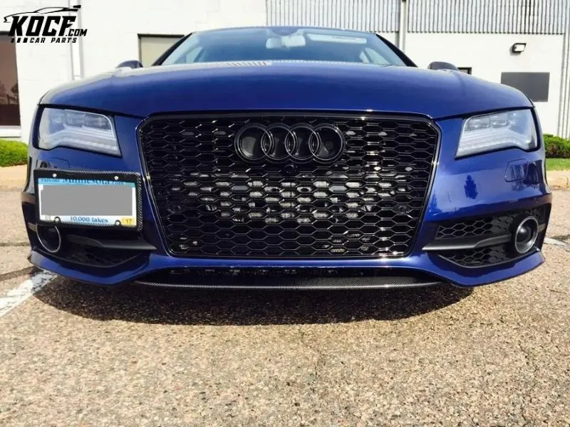 2012-2015 OE Style Carbon Fiber Front bumper Lower Lip For Audi A7 S-line S7 front lip