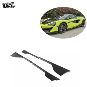 540C 570S 570GT upgraded Converted to 600LT Carbon Fiber Side Skirts Rock Panels For McLaren