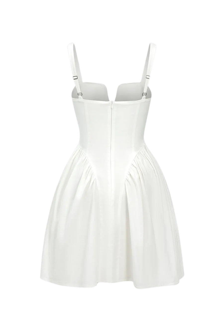 A&A Elegant Puff Pleated Hem A-line Dress