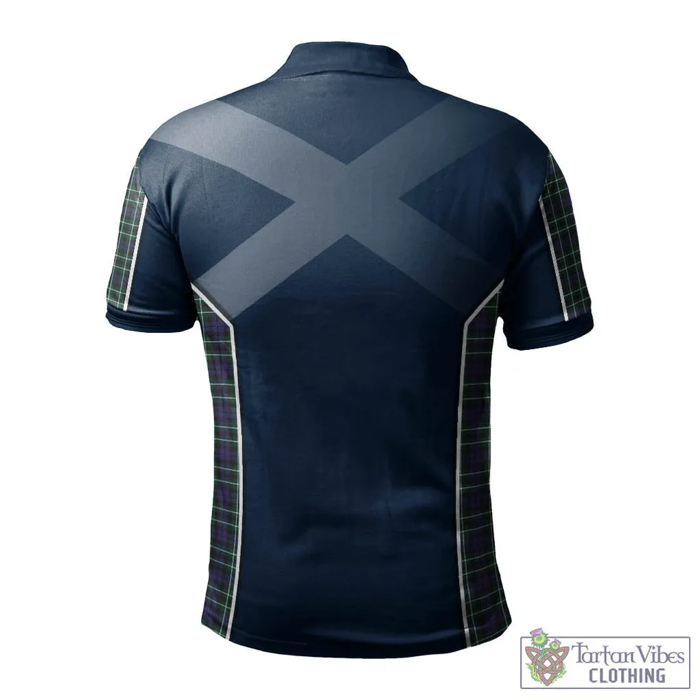 Allardice Tartan Men's Polo Shirt with Family Crest and Lion Rampant Vibes Sport Style