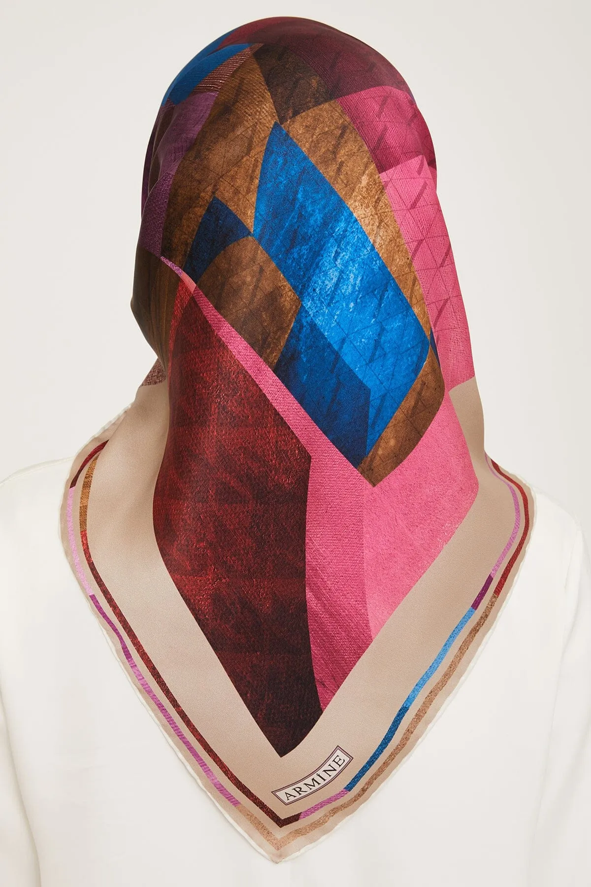 Armine Darwin Modern Silk Scarf #54