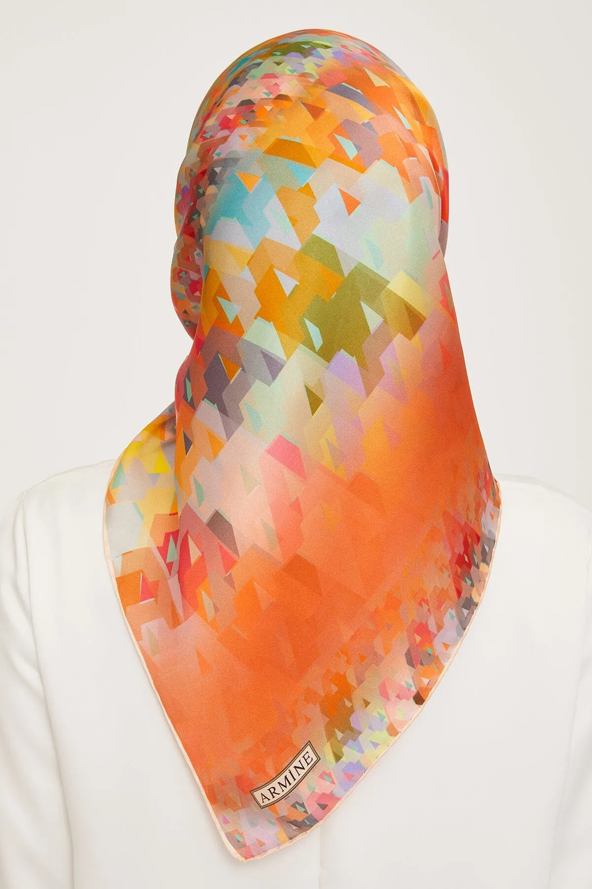 Armine Pixel Chic Silk Scarf #3