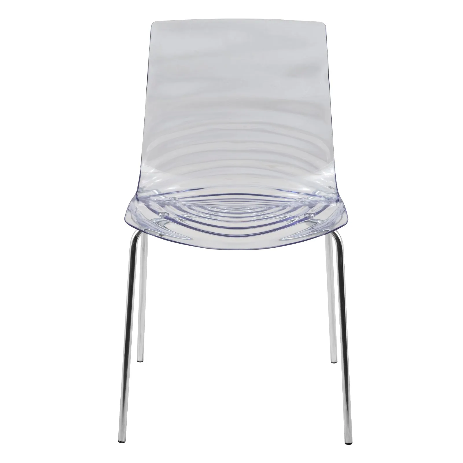 Astor Water Ripple Design Dining Chair Set of 2