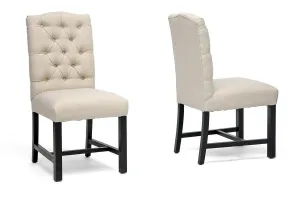 Baxton Studio Pearsall Dining Chair in Set of 2