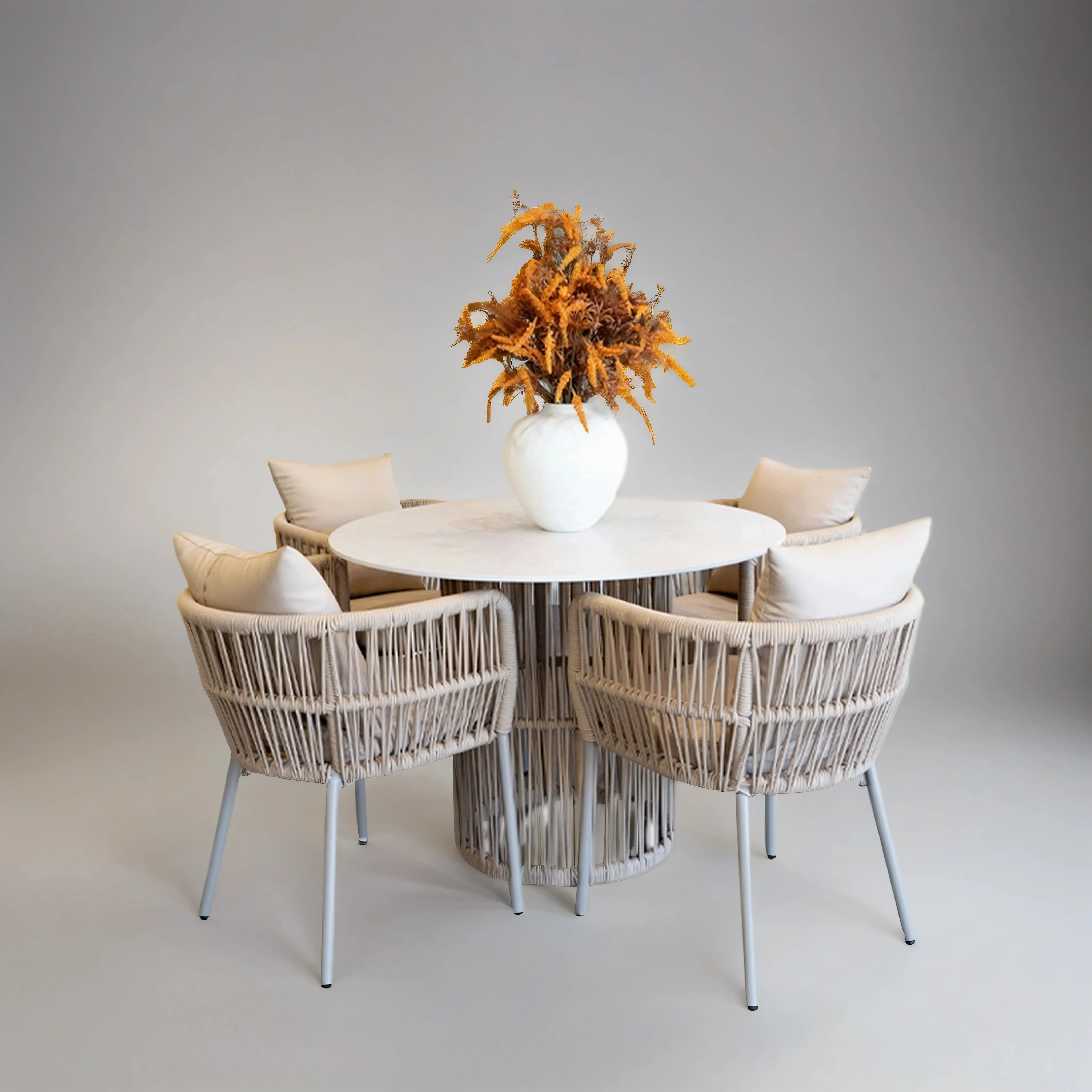 Beige dining set