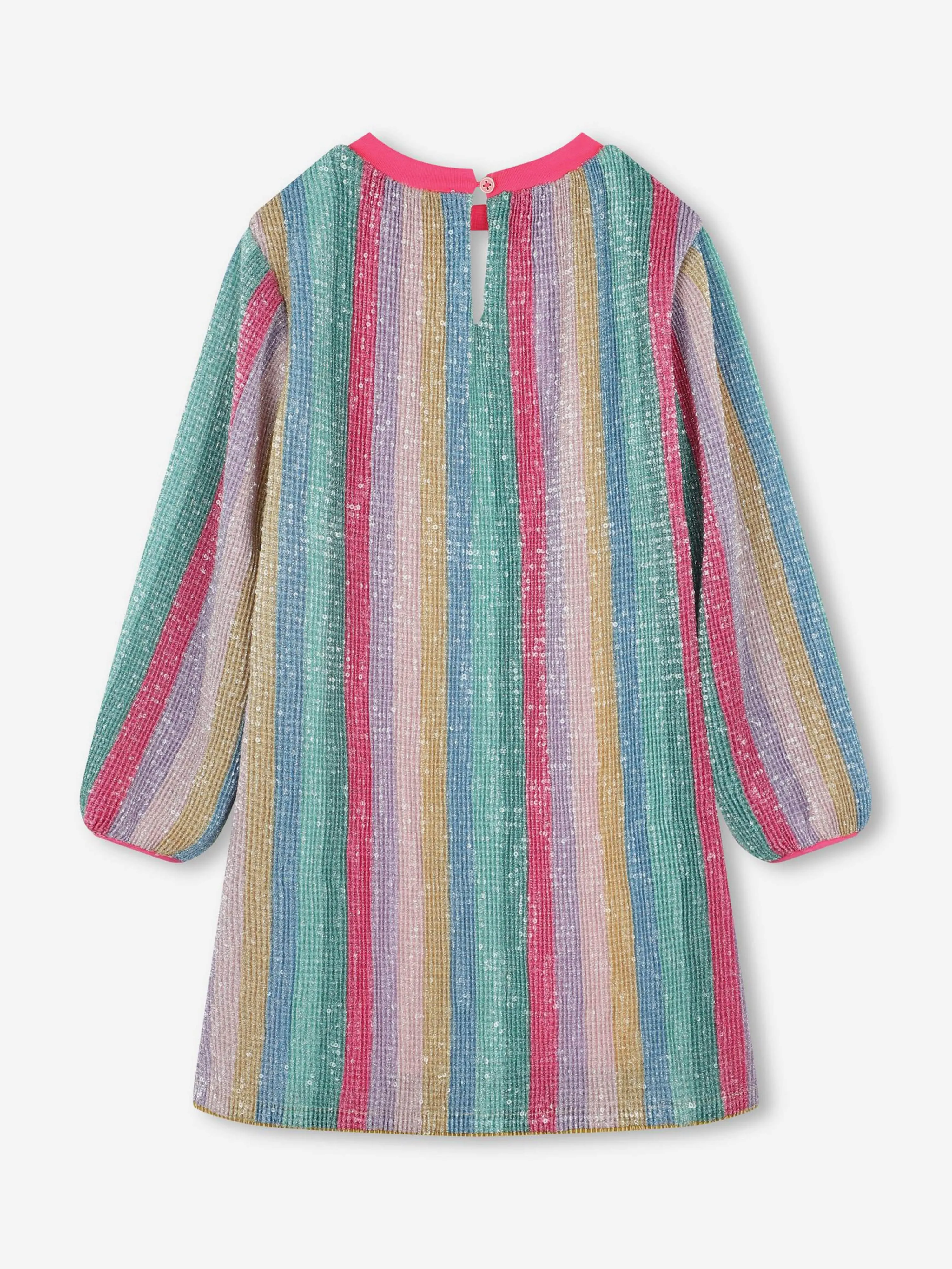 Billieblush Girls Pleated Sequin Dress in Multicolour