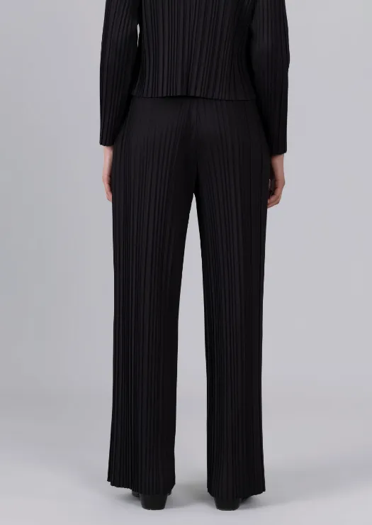 Black Pleated Pants