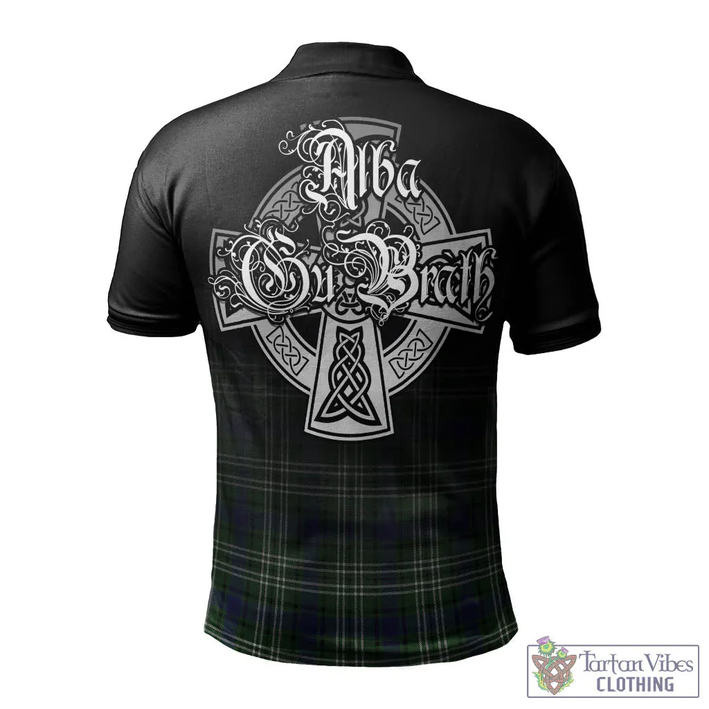 Blyth Tartan Polo Shirt Featuring Alba Gu Brath Family Crest Celtic Inspired