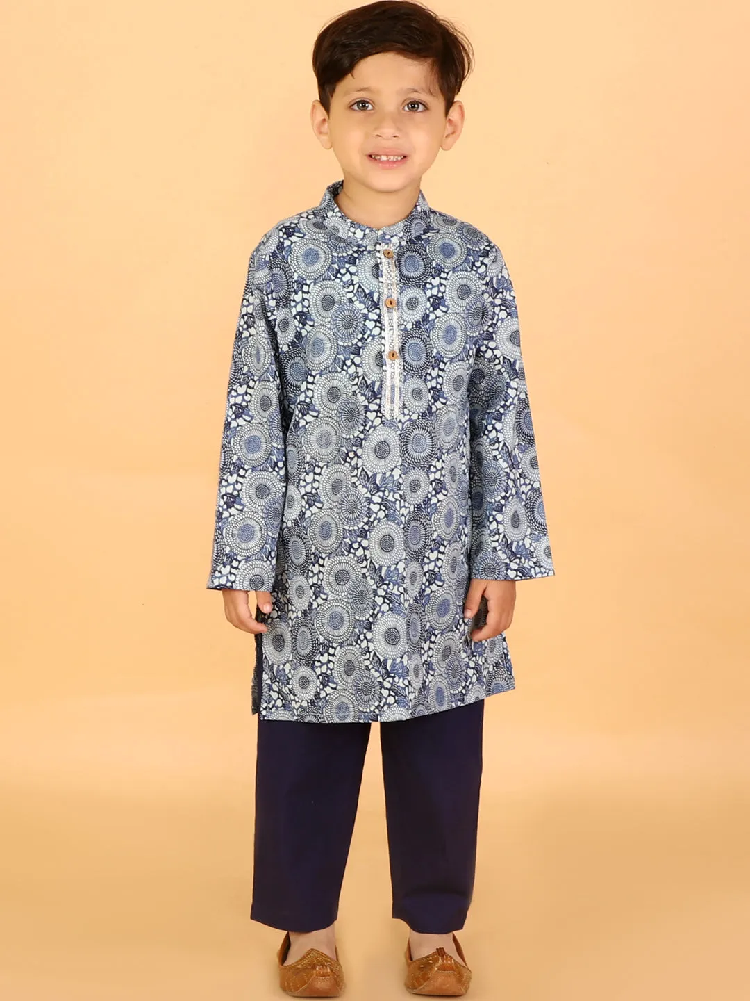 Boys Lil Drama Boys Kurta With  Pyjama Set - Lil Drama