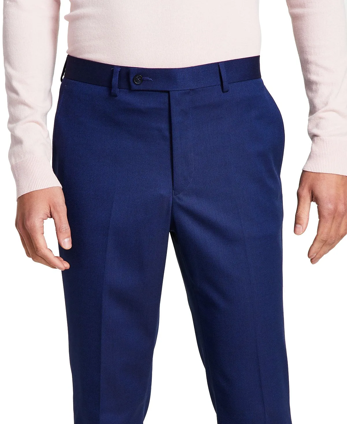 Calvin Klein Men's Slim Fit Dress Pants, Blue