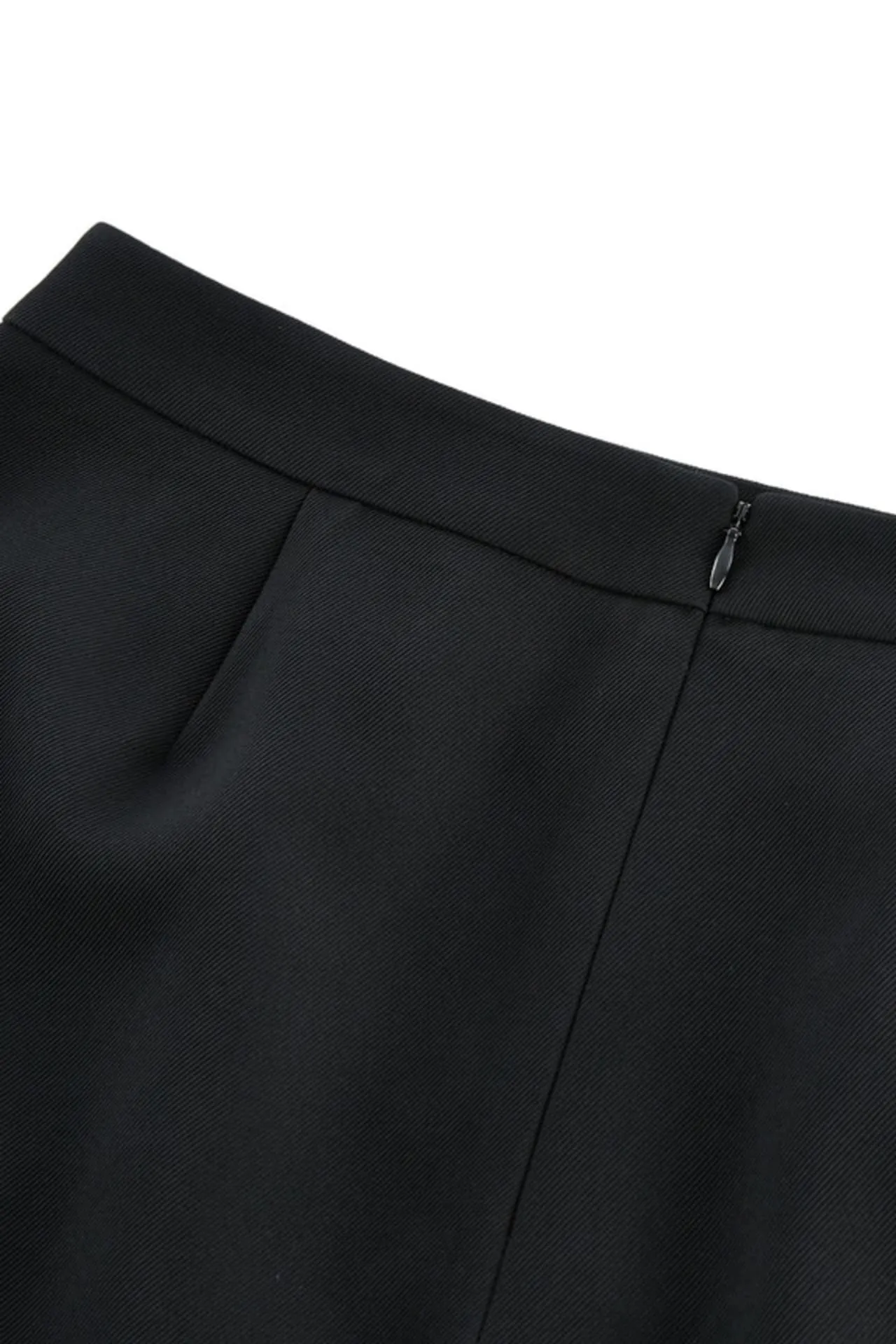 Cavalry Twill H-Shaped Suit Skirt