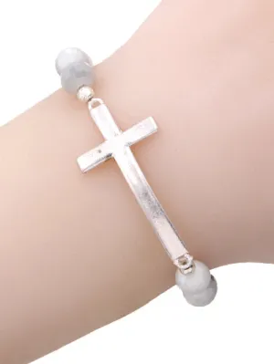 Cross Stretch Bracelet