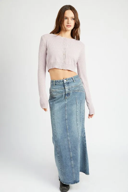 DENIM MAXI SKIRT *Online Only*