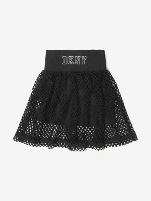 DKNY Girls Layered Mesh Skirt