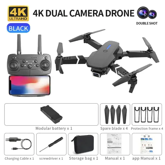 E88 4k HD Professional Drone