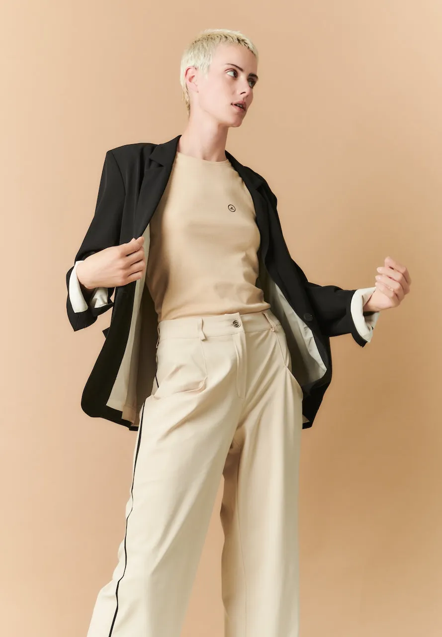 Emine Pants Technical Jersey | Beige