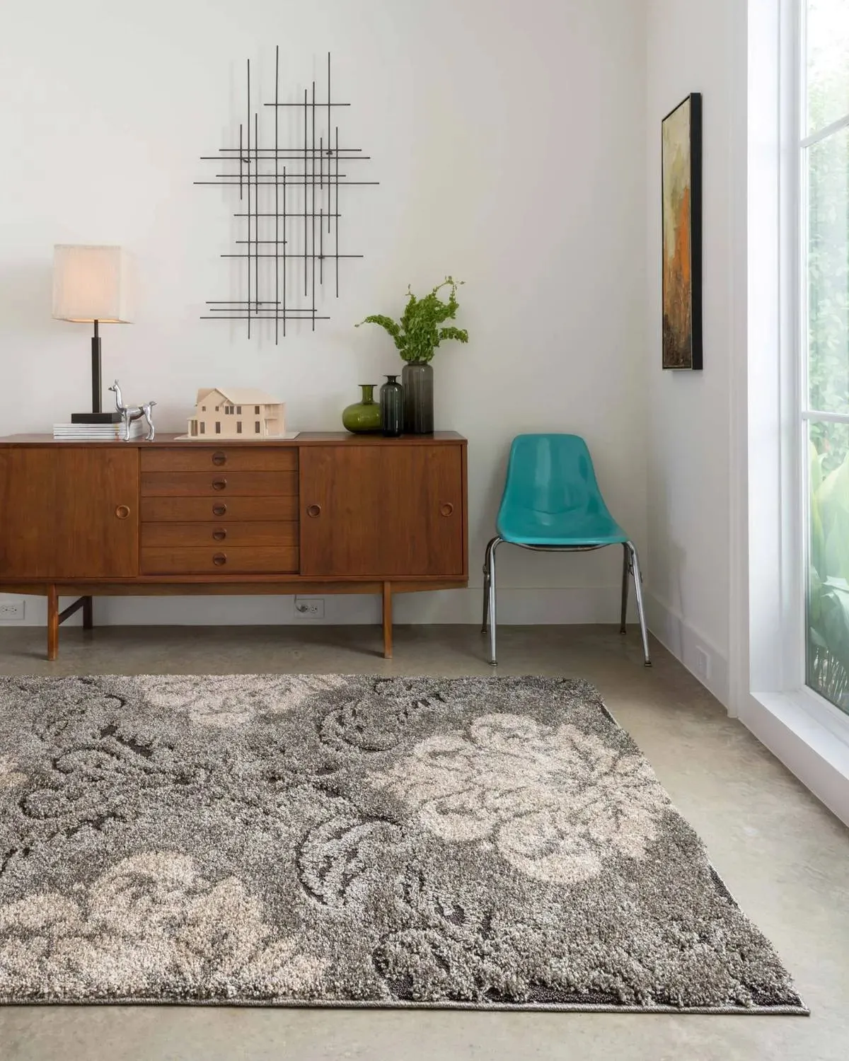 Enchant EN-03 Smoke/Beige Rug