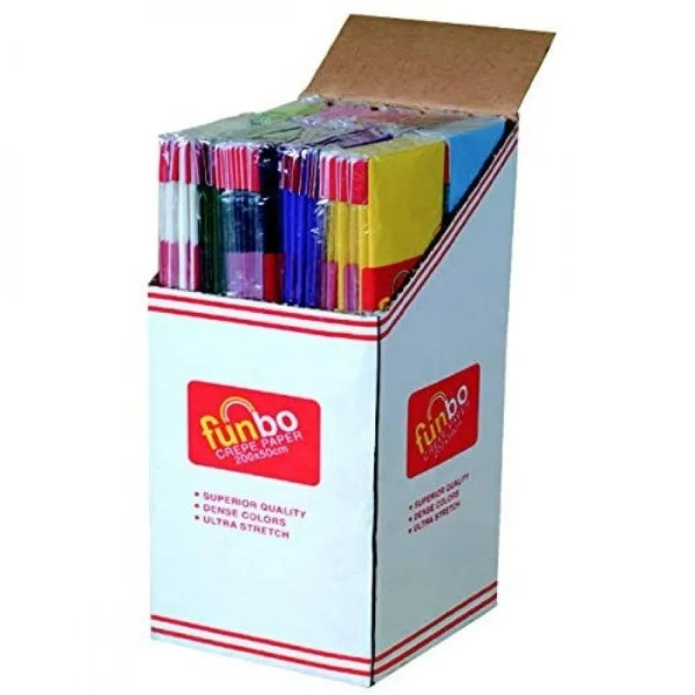 Funbo Crepe Paper 23gsm 50cmx2m Beige