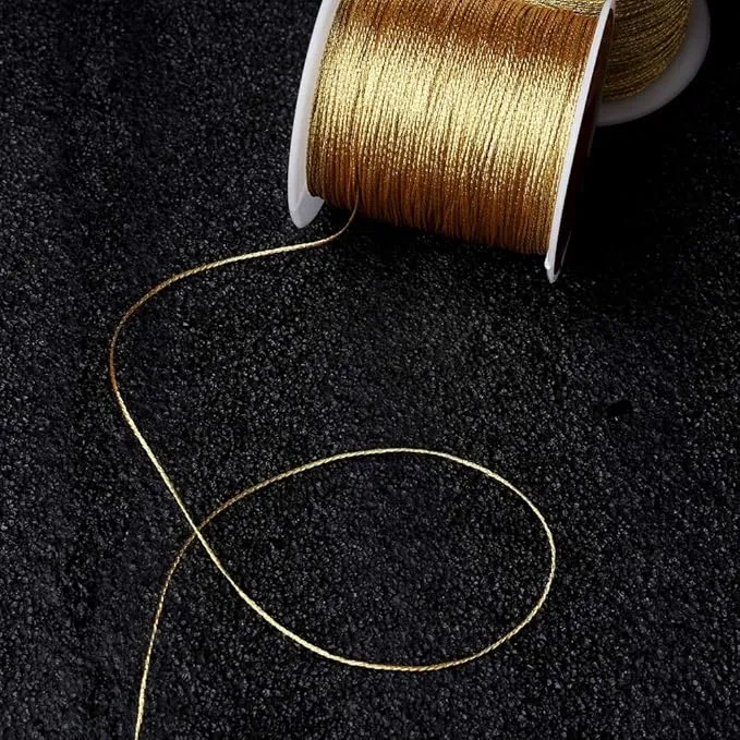 Gold Polyester Craft Thread