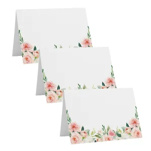 Graceful Greenery Wedding Place Cards (25-Pack)