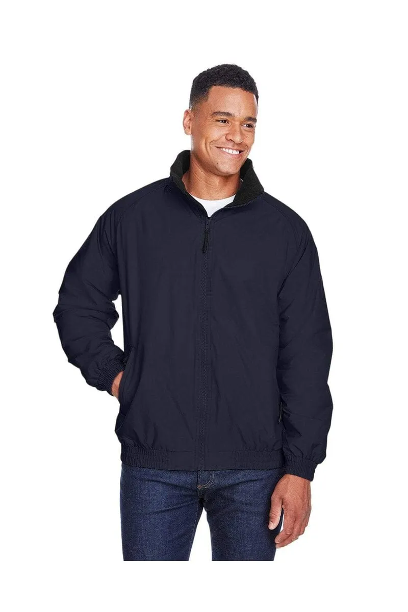 Harriton M740: Adult Fleece-Lined Nylon Jacket