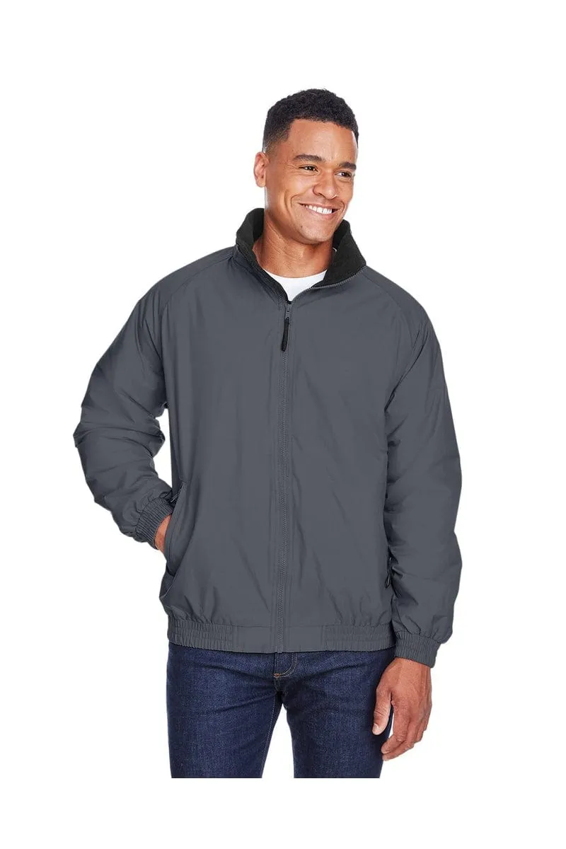 Harriton M740: Adult Fleece-Lined Nylon Jacket