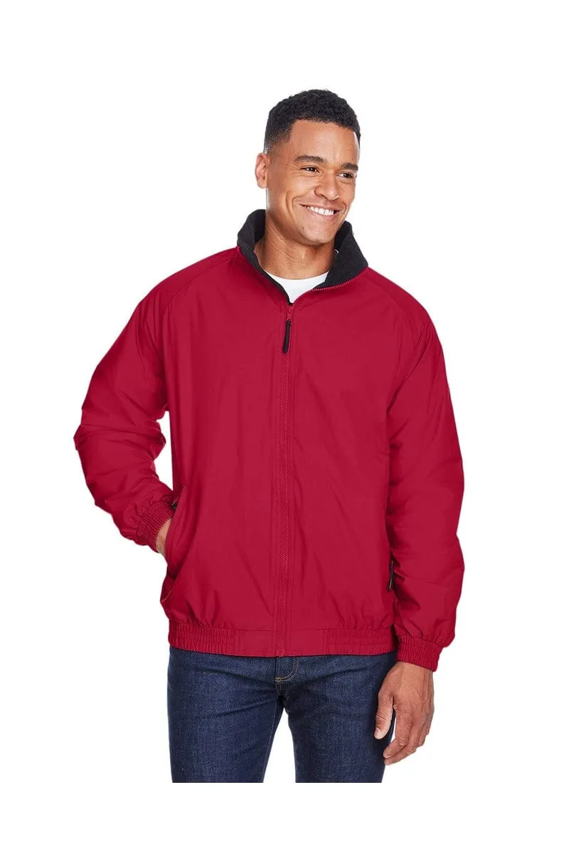 Harriton M740: Adult Fleece-Lined Nylon Jacket