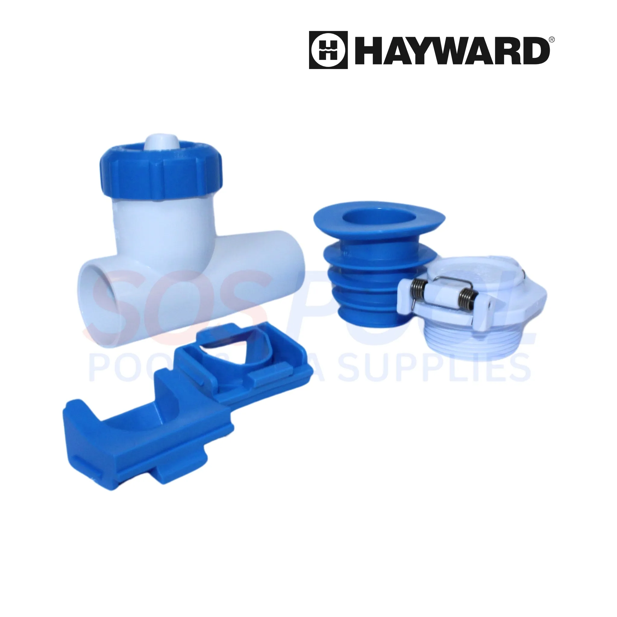 Hayward The PoolCleaner 4 Wheel Suction Cleaner with Hoses | White | W3PVS40JST