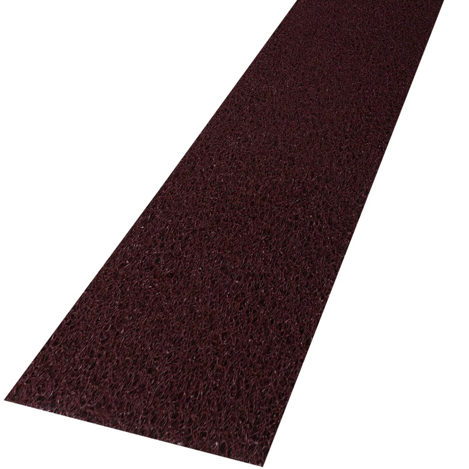 Heart Home Rubber 1 Piece Floor Mat Door Mat 2x8 Feet (Maroon) CTHH1001,Standard