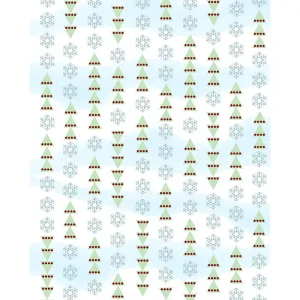 Hillside Holiday Printed Backdrop