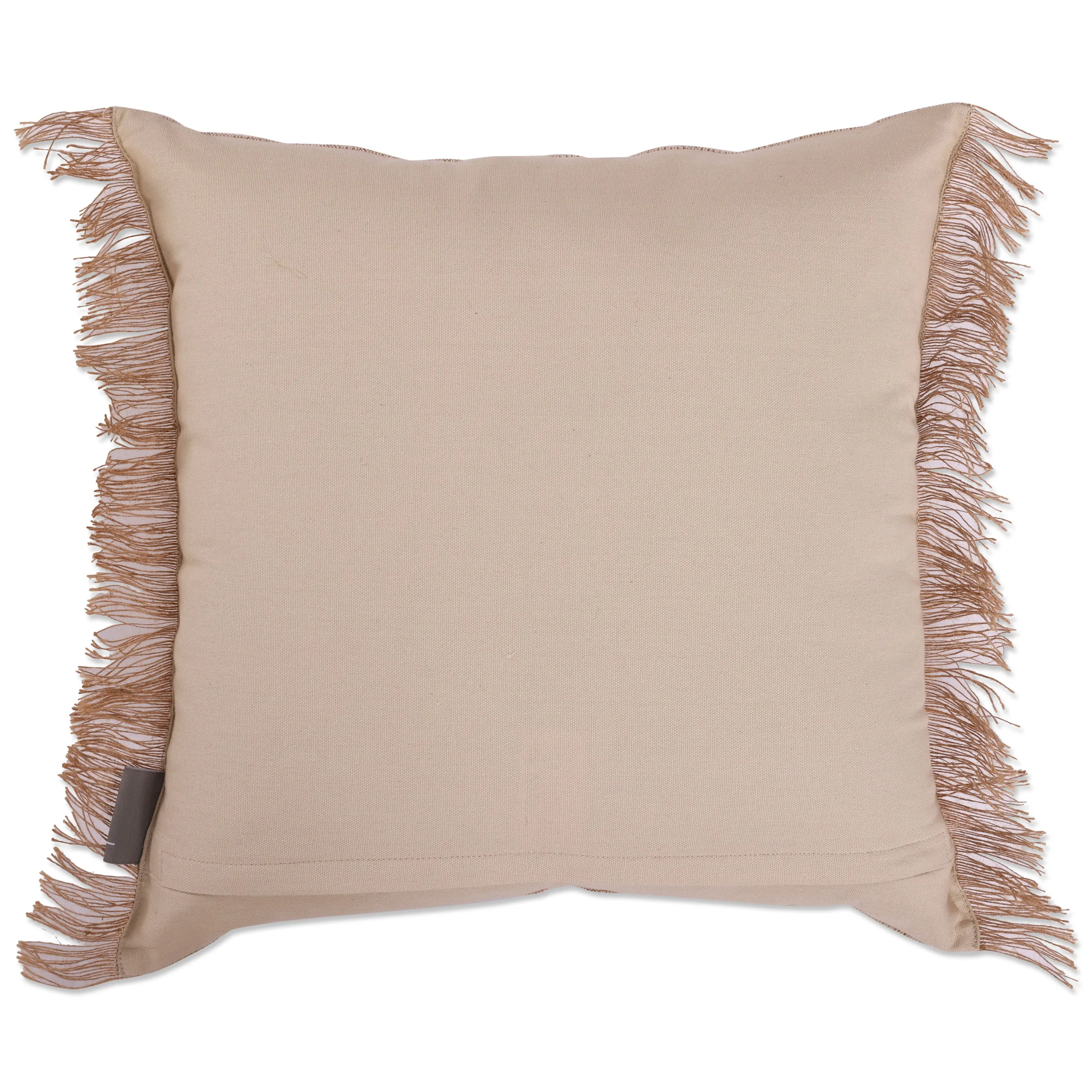 Indoor Posie Natural 18-inch Throw Pillow