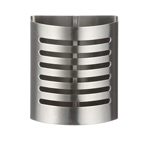 InterDesign Forma Magnetic Pencil Cup, Brushed Stainless Steel