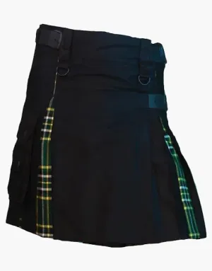 IRISH NATIONAL MINI HYBRID KILT FOR BLACK WOMEN