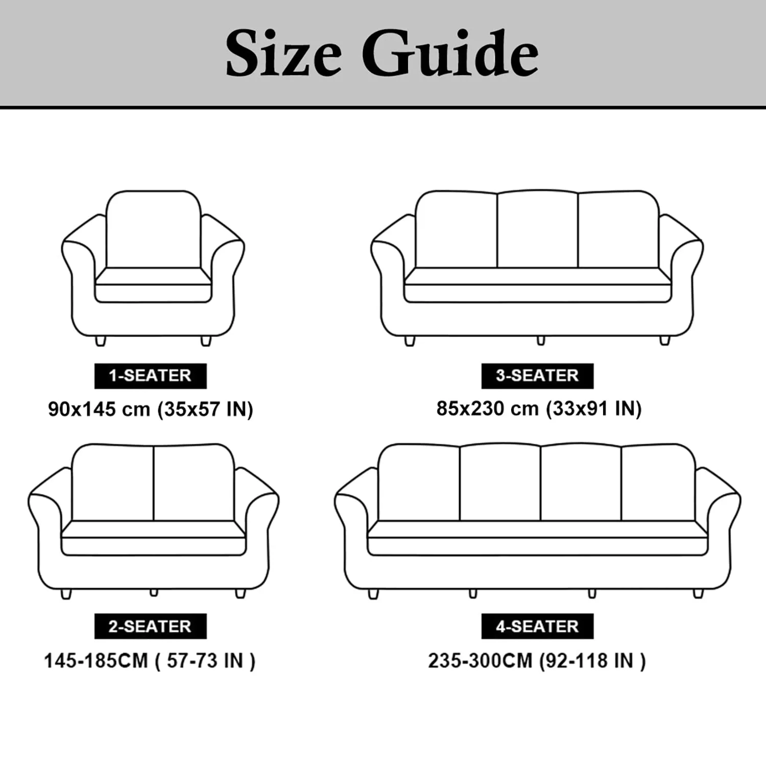 Kuber Industries Leaf Printed Stretchable, Non-Slip Polyster 3 Seater Sofa Cover/Slipcover/Protector with Foam Stick (Cream)-50KM01421, Standard