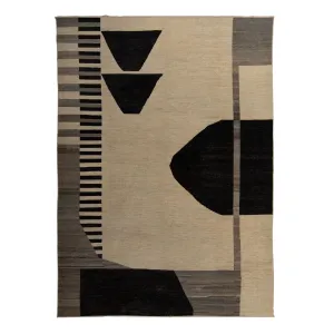 Natural Modern Wool Kilim - 10'5" x 14'3"