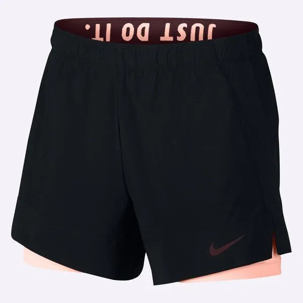 Nike Flex - Women's Training Shorts - Black/Storm Pink