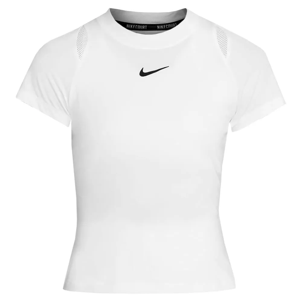 Nike Women's Advantage Short Sleeve - White