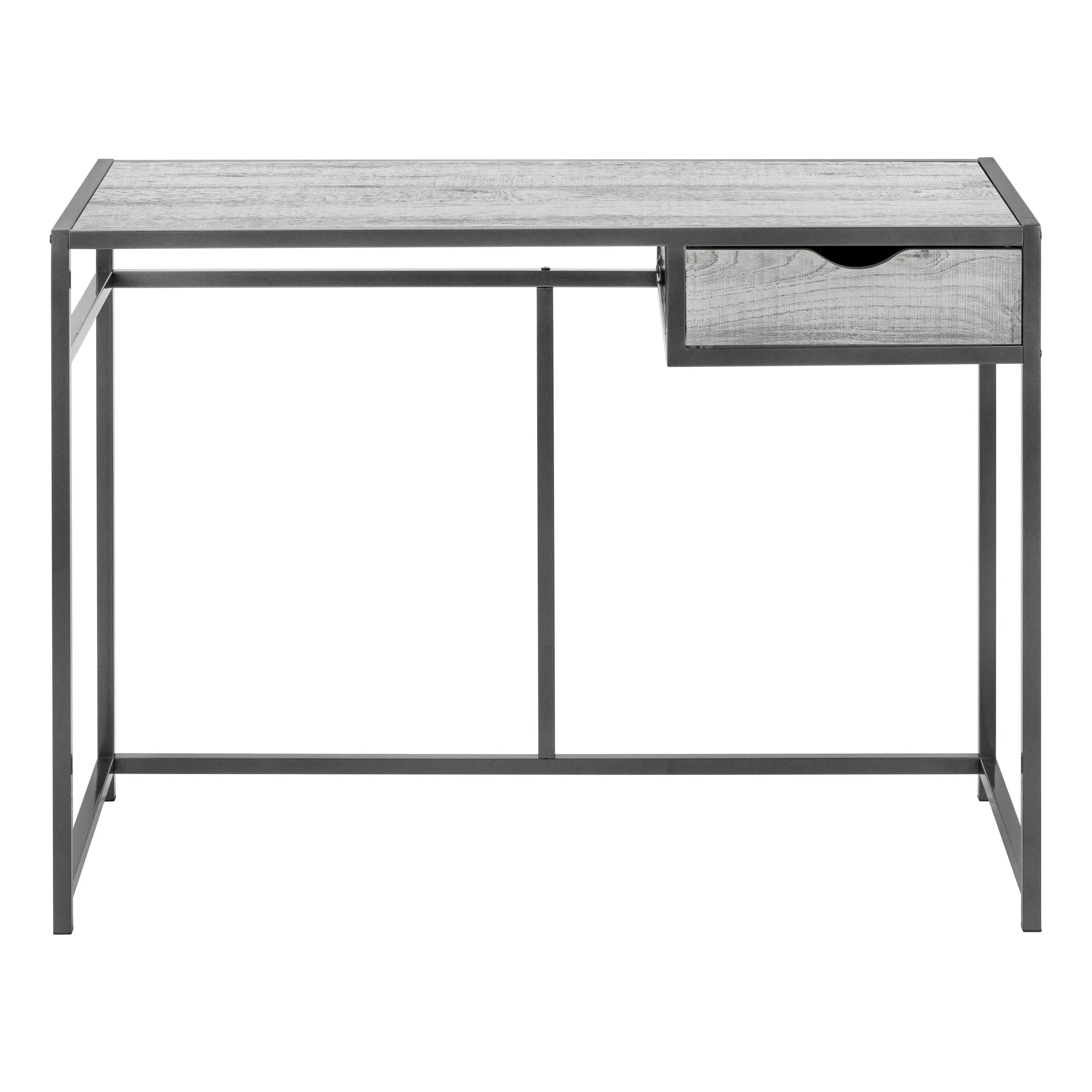 OFFICE SERIES - 42"L / GREY / DARK GREY METAL