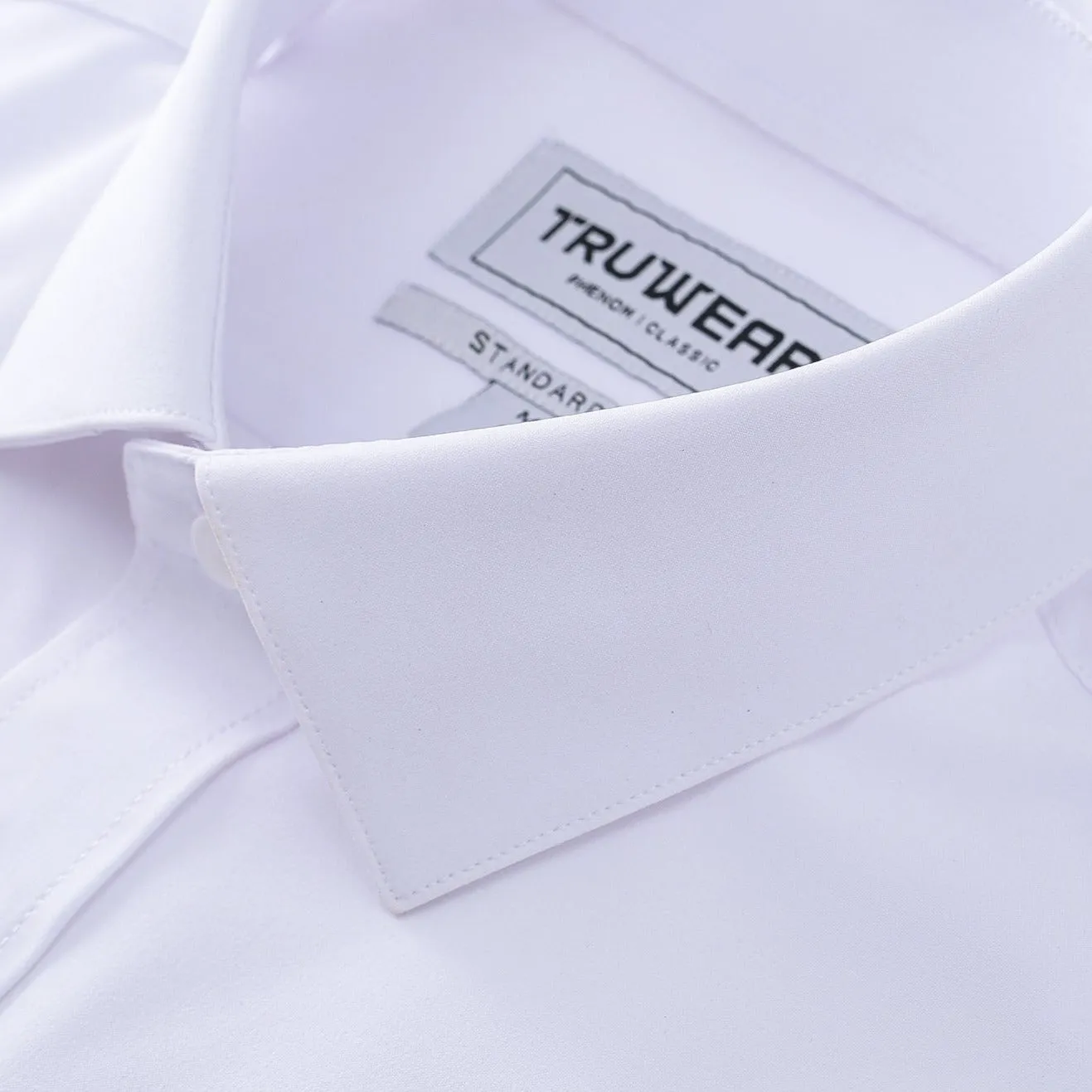 Phenom Classic White Short Sleeve Dress Shirt