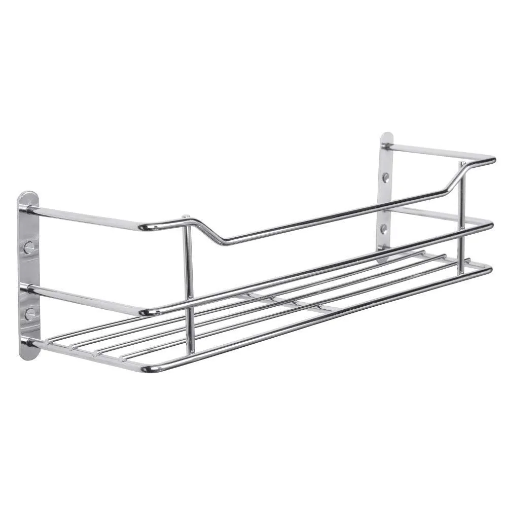 Planet Stainless Steel Bathroom Shelf for Wall, Bathroom Rack/Perfume-Shampoo-Bottle Rack/Wall Mount Rack for Kitchen/Storage Rack Organizer/Bathroom Accessories (Chrome Finish, 16-Inches)