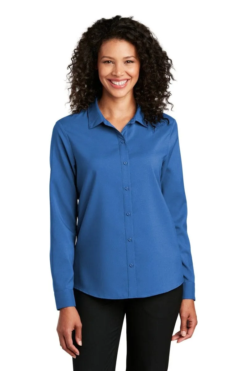 Port Authority  ®  Ladies Long Sleeve Performance Staff Shirt LW401