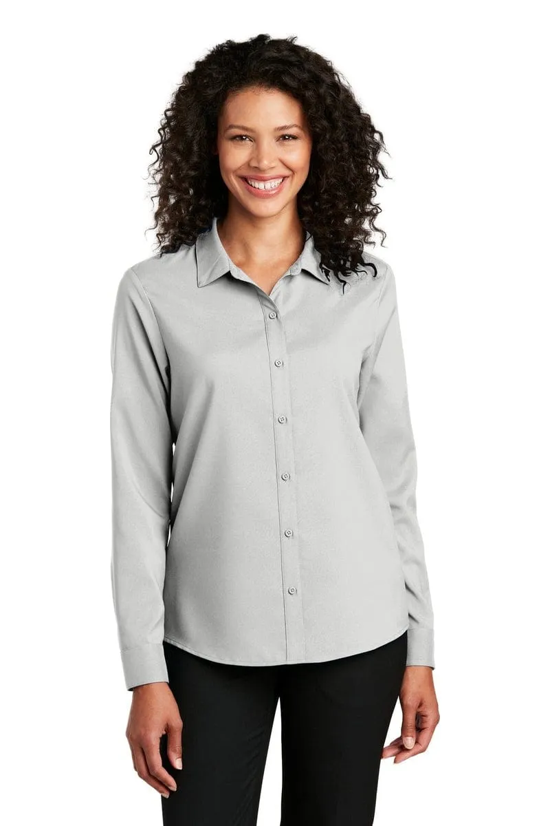 Port Authority  ®  Ladies Long Sleeve Performance Staff Shirt LW401