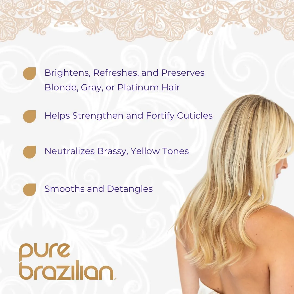 Pure Brazilian Always Blonde Conditioner 13.5 oz