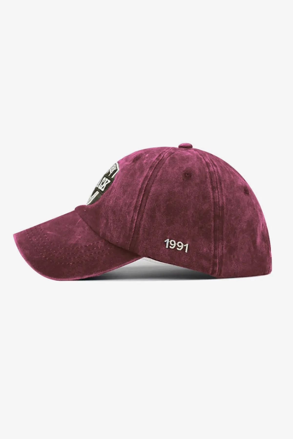 Retro Peaked Maroon Cap - A23 - MCP080R