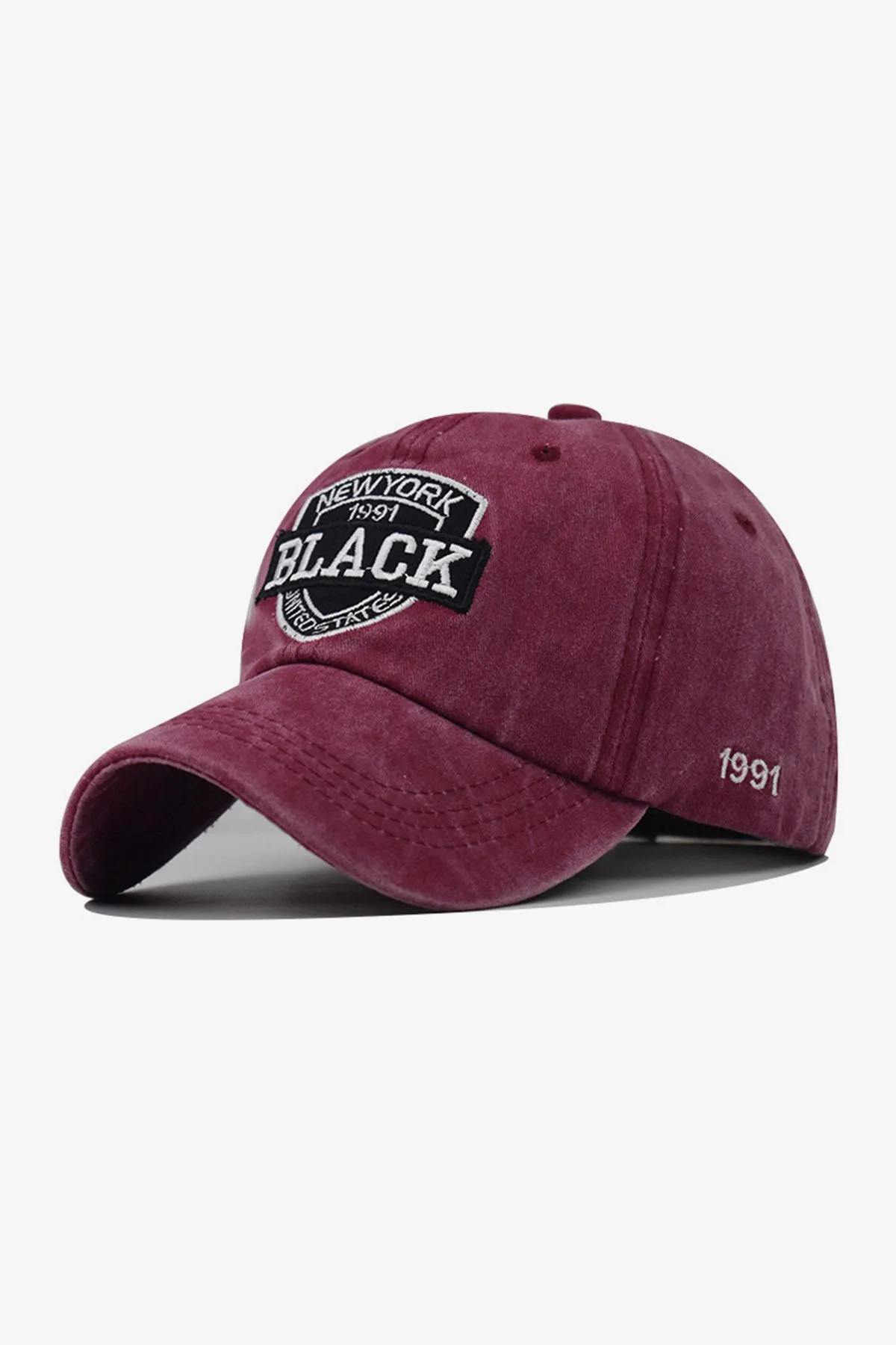 Retro Peaked Maroon Cap - A23 - MCP080R