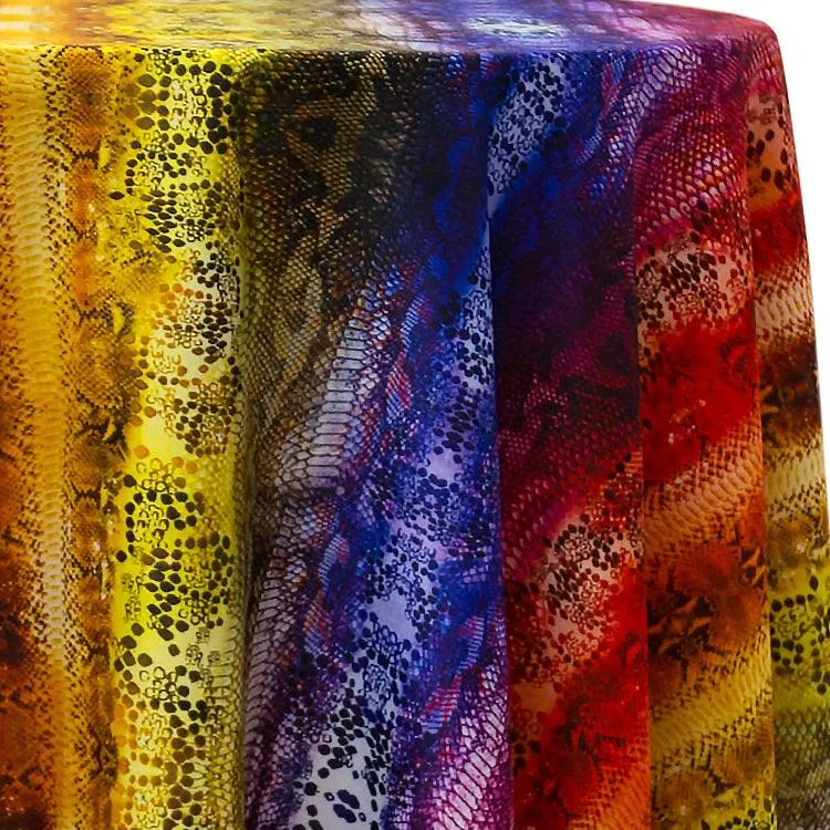 Round Psychedelic Tablecloth