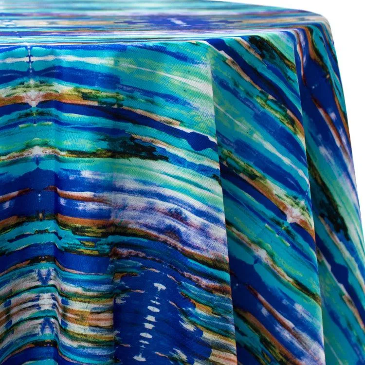 Round Psychedelic Tablecloth