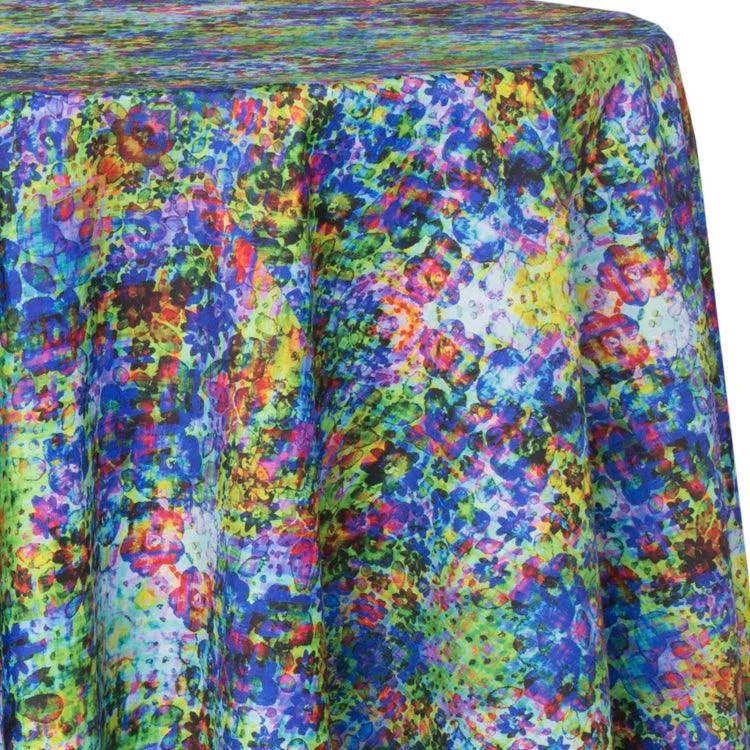 Round Psychedelic Tablecloth